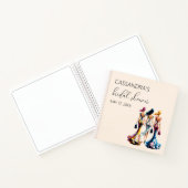 Livre d'invités Élégant habillage filles Fête des  (Intérieur)