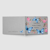 Livre d'invités - Floral et Papillon Design (Complet)