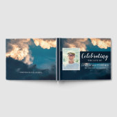 Livre d'invités funéraires avec ciel bleu et nuage (Complet)