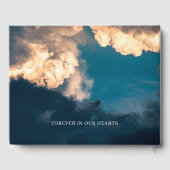 Livre d'invités funéraires avec ciel bleu et nuage (Verso)