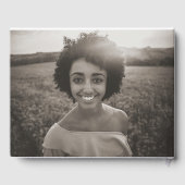 Livre d'invités funéraires dans nos coeurs noir bl (Verso)