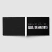 livre d'invités funéraires de cinq fenêtres (Complet)