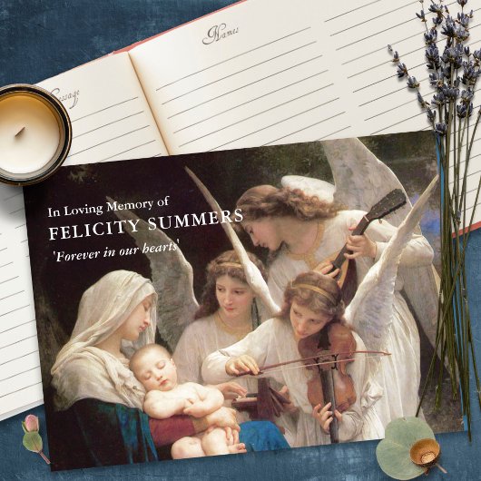 Livre d'invités funéraires | Marie Chanson des ang