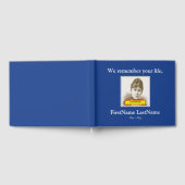 Livre d'invités funéraires minimes et personnalisé (Complet)