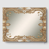 Livre d'invités Gold Ornate Frame (Verso)