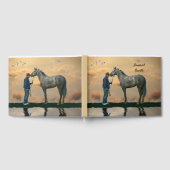 Livre D'Invités Gray Horse And Groom OTTB (Complet)
