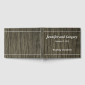 Livre d'invités minimaliste, mariage simple (Complet)