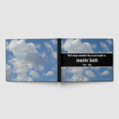 Livre d'invités pour les funérailles du ciel nuage (Complet)