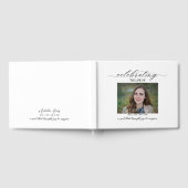 Livre d'invités pour les funérailles photo simples (Complet)