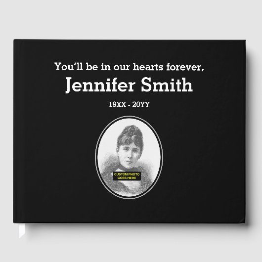 Livre d'invités pour les funérailles respectables  (Recto)