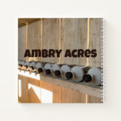 Livre d'invités pour les visiteurs à The Sugar Sha (Dos)