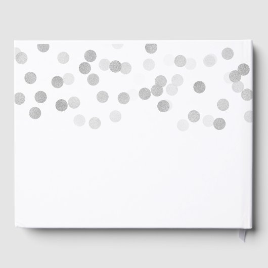 Livre d'invités Quinceanera Silver Foil Parties sc (Verso)