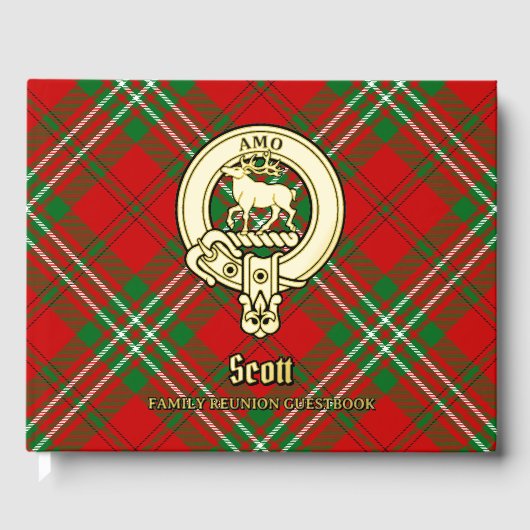 Livre d'invités Scott Family Reunion (Recto)