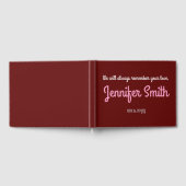 Livre d'invités simple, simple et funéraire (Complet)