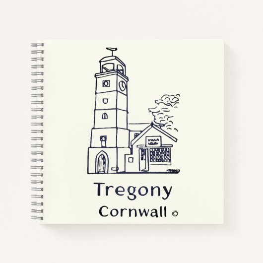 Livre d'invités Tregony Clocktower (Devant)