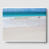 Livre d'invités White Beach Wedding (Verso)