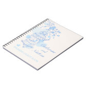Livre d'mariage bleu cage à oiseaux (Côté gauche)