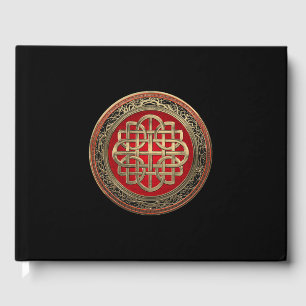 Livre D'or [100] Croix du noeud d'or celtique sacré