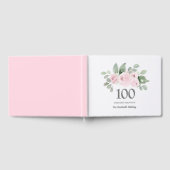 Livre D'or 100e anniversaire Rose florale (Complet)