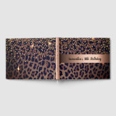 Livre D'or 18e anniversaire empreinte de léopard confetti d'o (Complet)