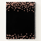 Livre d'or 18e anniversaire Rose Parties scintilla (Dos)