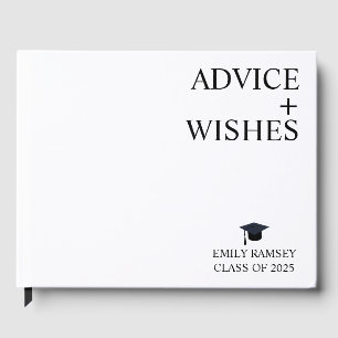 Livre D'or 2025 Graduation Party Guest Book, Classe de 2025 G