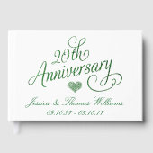 Livre D'or 20th Emerald Wedding Anniversary (Recto)