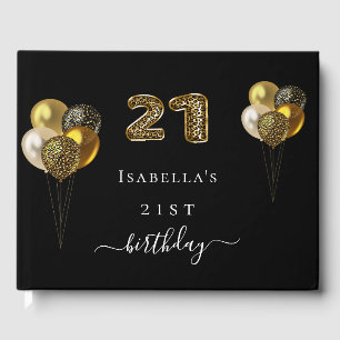 Livre D'or 21e anniversaire d'anniversaire de l'animal léopar