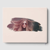 Livre D'or 21e anniversaire Rose Gold & Pink Photo (Verso)