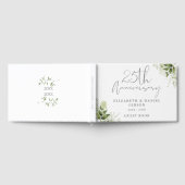 Livre D'or 25th Wedding Silver Anniversary Floral Greenery (Complet)