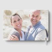 Livre D'or 25th Wedding Silver Anniversary Greenery Photo (Verso)