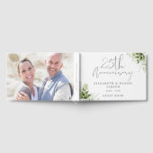 Livre D'or 25th Wedding Silver Anniversary Greenery Photo (Complet)