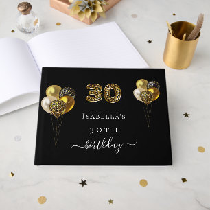 Livre D'or 30e anniversaire d'anniversaire de l'animal léopar