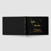 Livre D'or 30e anniversaire or noir bonjour 30 nom du script (Complet)