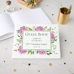 Livre D'or 30e anniversaire Pink Hydrangeas