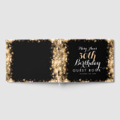 Livre d'or 30th Birthday Gold Sparkling Lights (Complet)