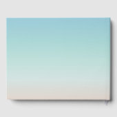 Livre D'or 3D Turtle Turquoise Coastal Beach House (Verso)