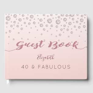 Livre D'or 40 Fabuleux diamants roses de 40e anniversaire