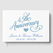 Livre D'or 45th Sapphire Wedding Anniversary (Recto)