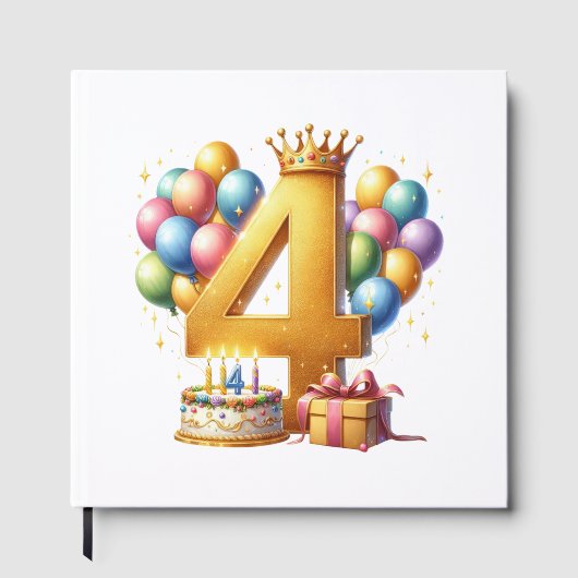 Livre D'or 4e anniversaire doré (Recto)