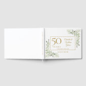 Livre D'or 50e anniversaire Mariage d'or Verdure (Complet)