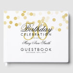 Livre d'or 50th Birthday Gold Foil Parties scintil<br><div class="desc">Elégante 50e fête d'anniversaire Faux Gold Foil Parties scintillant (CE N'EST PAS UNE VRAIE PARTIES SCINTILLANT) Éclairage modèle.</div>