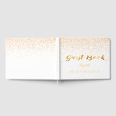 Livre D'or 60 Fabuleux anniversaire blanc confetti or (Complet)