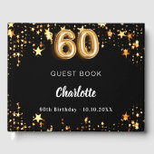 Livre D'or 60e anniversaire étoiles d'or noir (Recto)