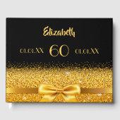 Livre D'or 60e anniversaire noir or arc (Recto)