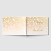 Livre d'or 60th Birthday Gold Bokeh Sparkle Lights (Complet)