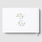 Livre D'or 60th Wedding Anniversary Floral Greenery (Verso)