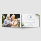 Livre D'or 60th Wedding Anniversary Greenery Floral Photo (Complet)