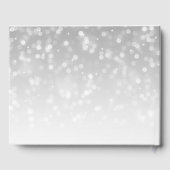 Livre d'or 70th Birthday Silver Bokeh Sparkle Ligh (Verso)