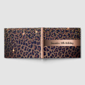 Livre D'or 90e anniversaire empreinte de léopard de fête (Complet)